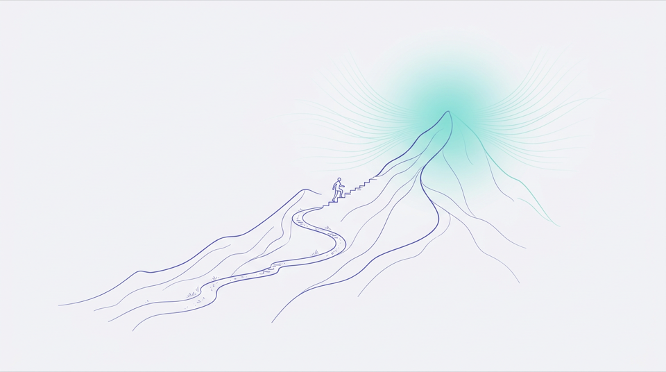 Illustration suggesting productive learning effort versus quick AI answers